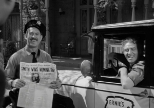 Bert (Ward Bond, left) and Ernie (Frank Faylen) in Frank Capra's "It's a Wonderful Life" (1946).
