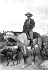 Bone Mizell as depicted by Remington